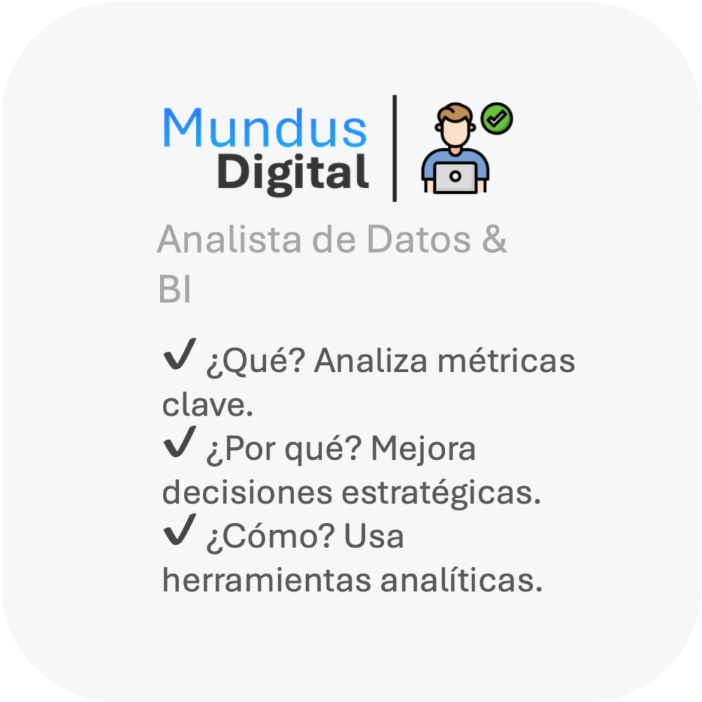 Horas de Analista de Datos & BI