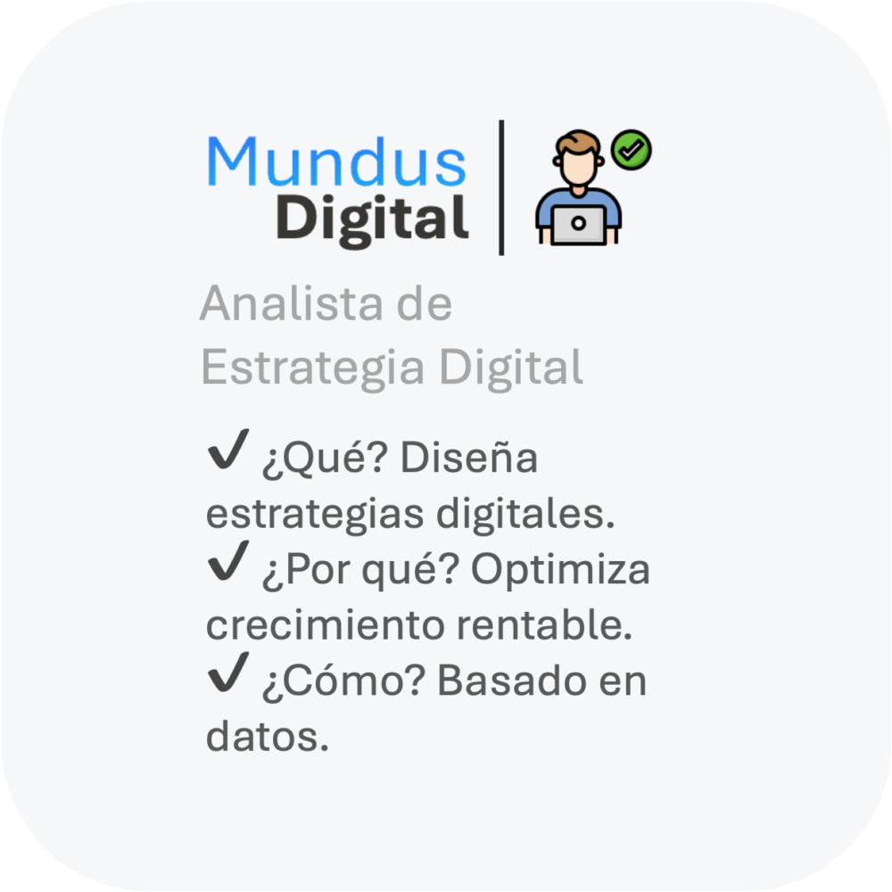 Horas de Analista de Estrategia Digital