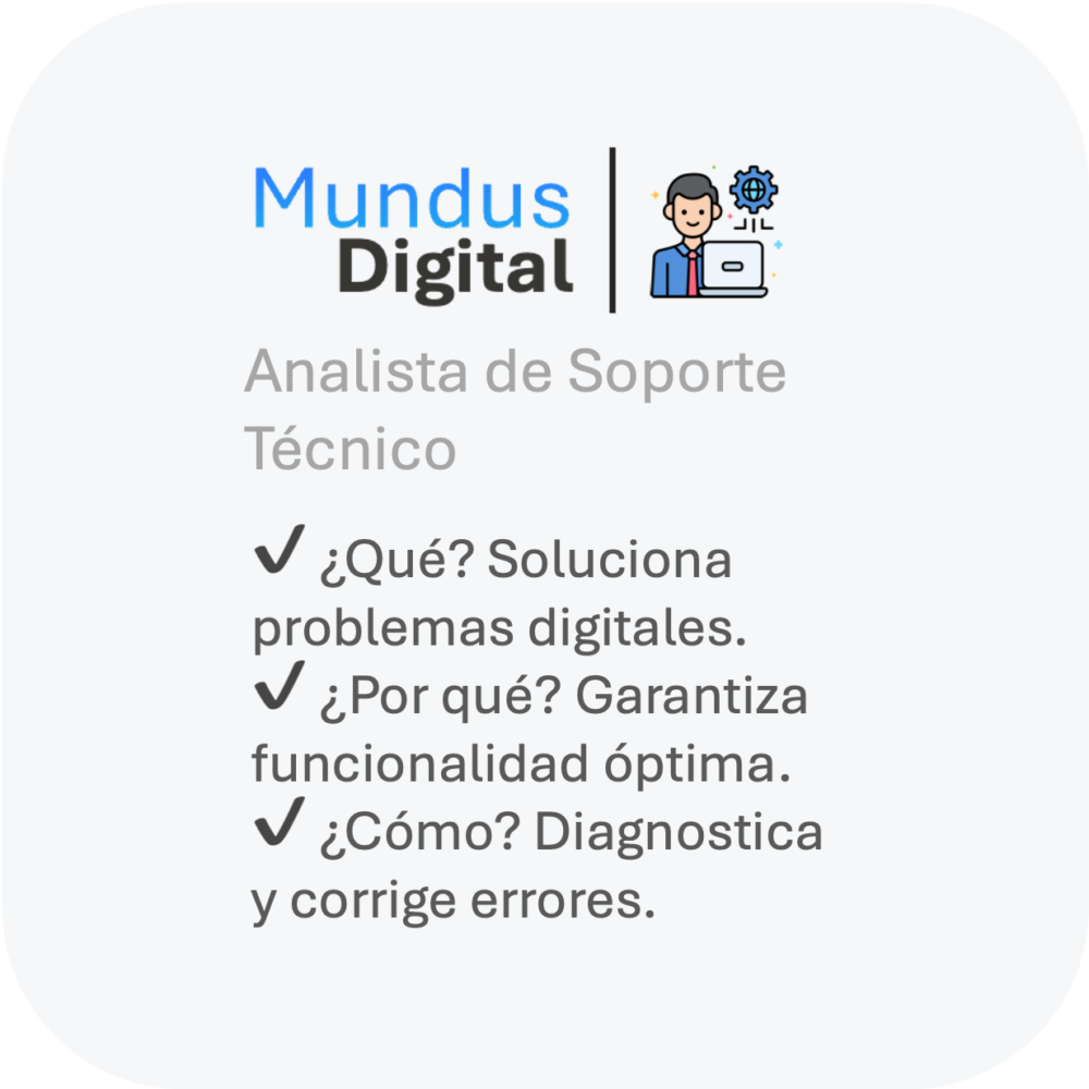 Horas de Analista de Soporte Técnico