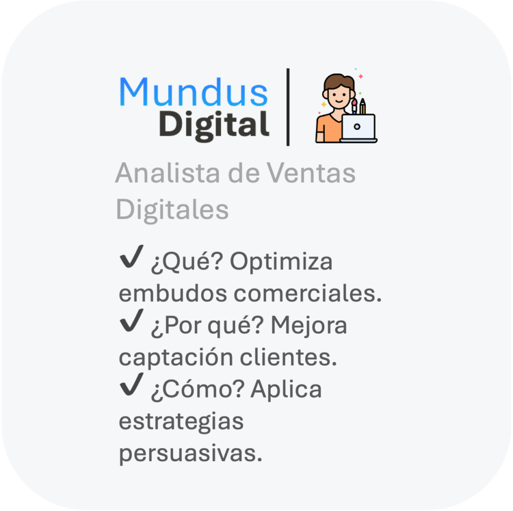 Horas de Analista de Ventas Digitales