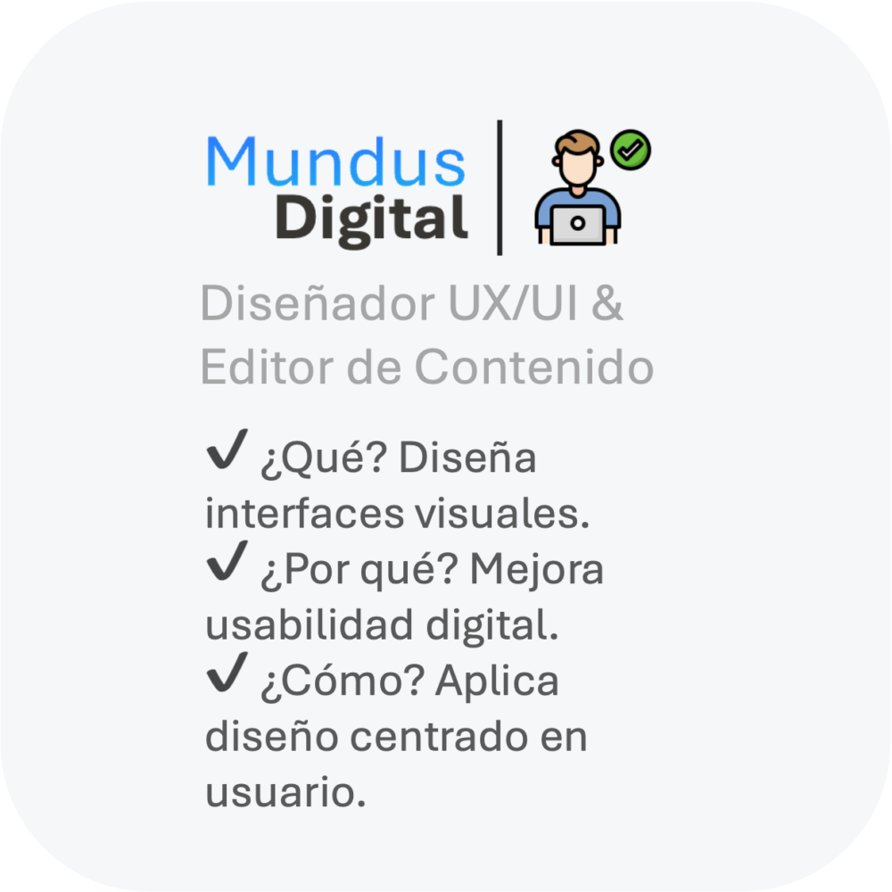 Horas de Diseñador UX/UI & Editor de Contenido