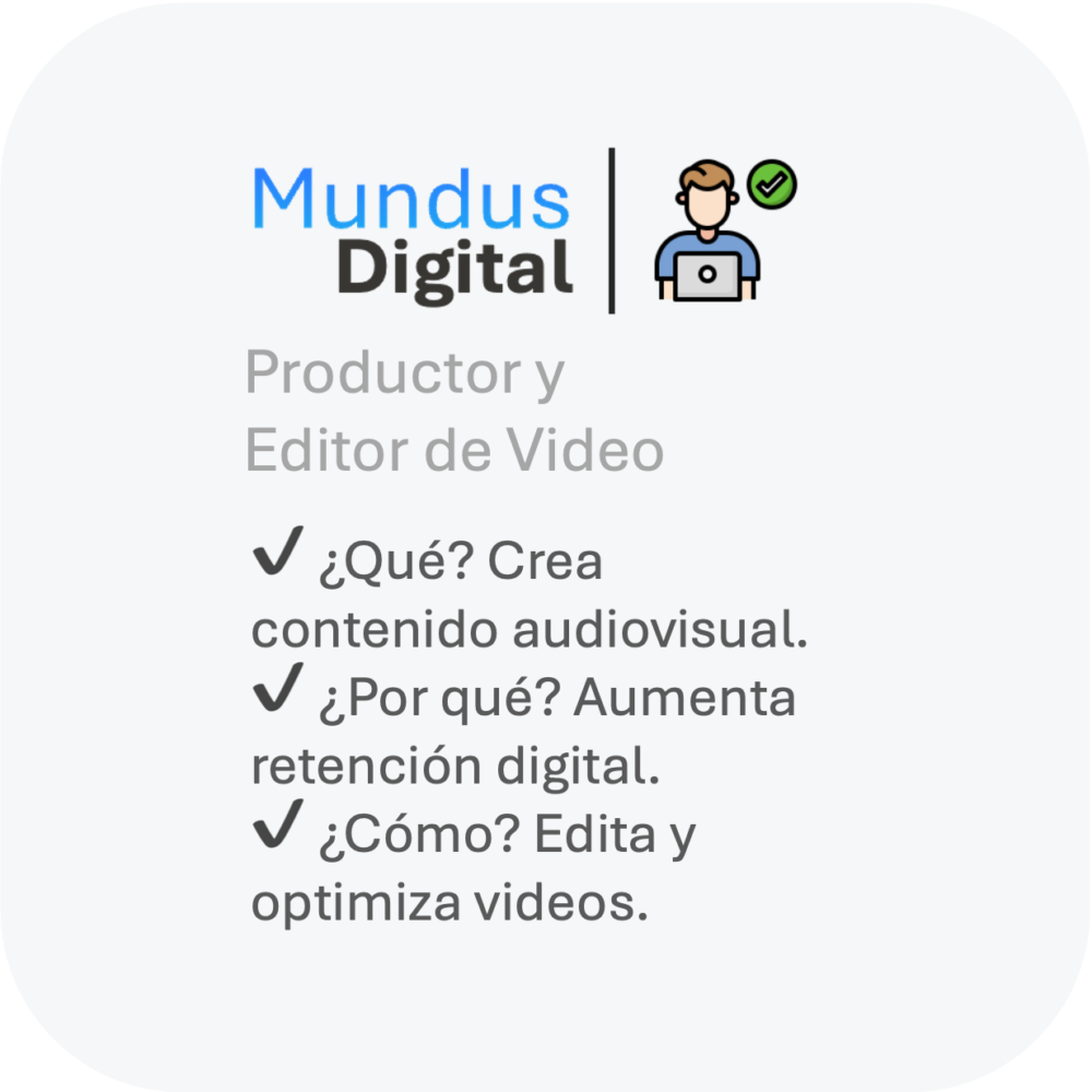 Horas de Productor y Editor de Video