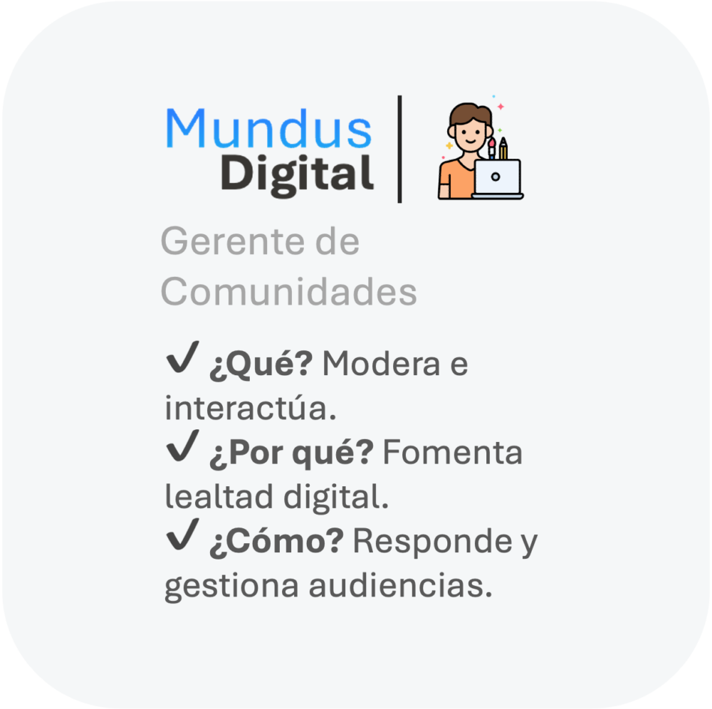 Horas de Gerente de Comunidades | Community Manager
